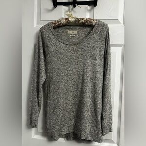 TNA Gray Long-Sleeve Women's Top